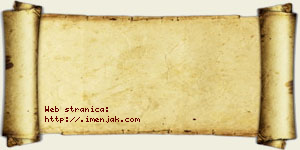 Isidora Grahovac vizit kartica